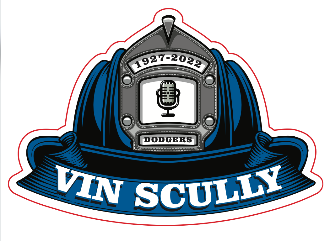 VIN SCULLY Firefighter Helmet